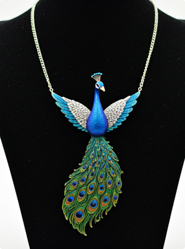 Peacock dollar chain